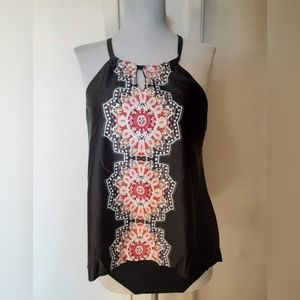 YOU DI AN New Two-Pieces Swimwear Size M. Women Halter Push Up Swimsuits Tankini